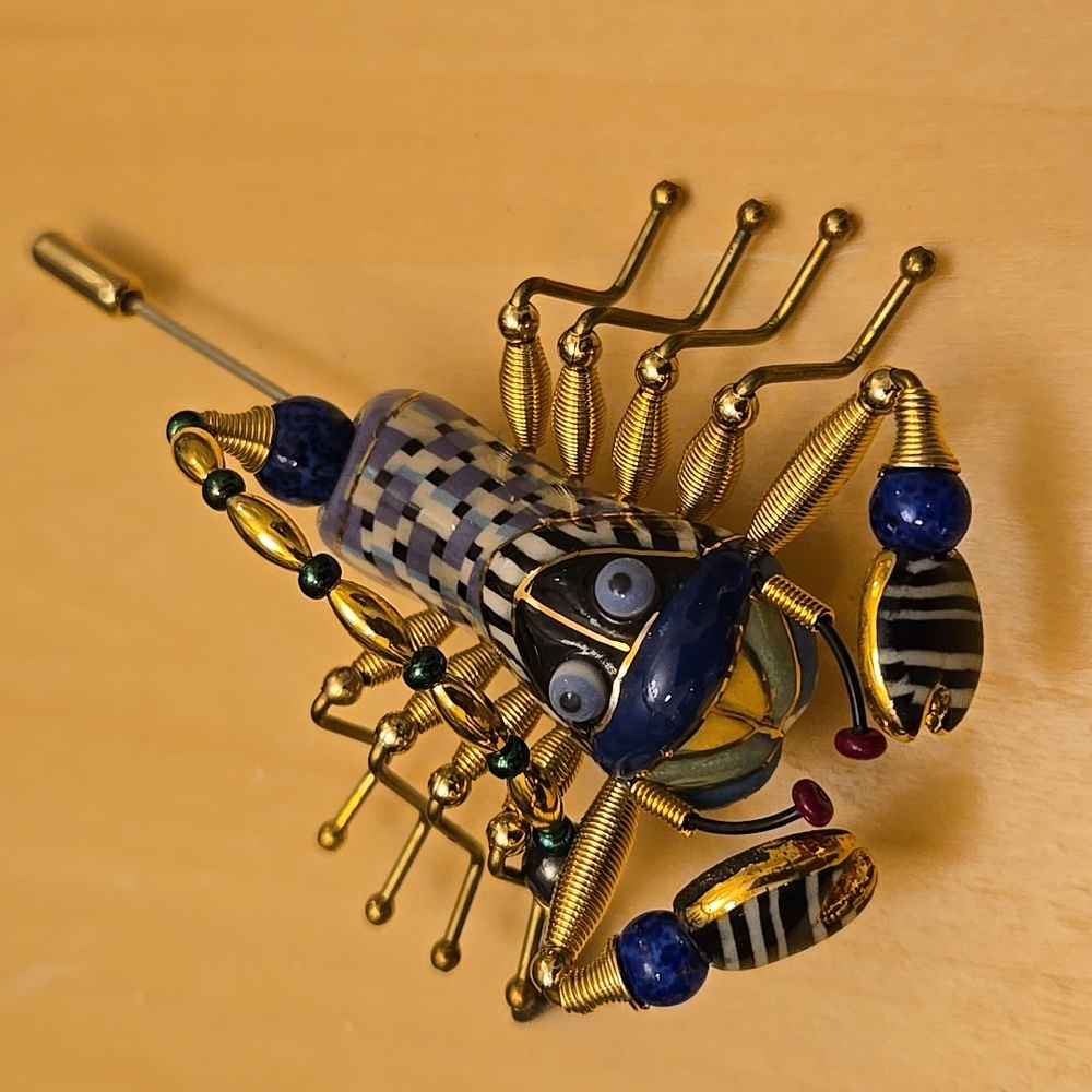 Cynthia change scorpion brooch